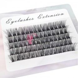Gene false  smocuri tip banda Dramatic Lashes Extension Soft 3D C/0,07/10mm Cod 5W00310